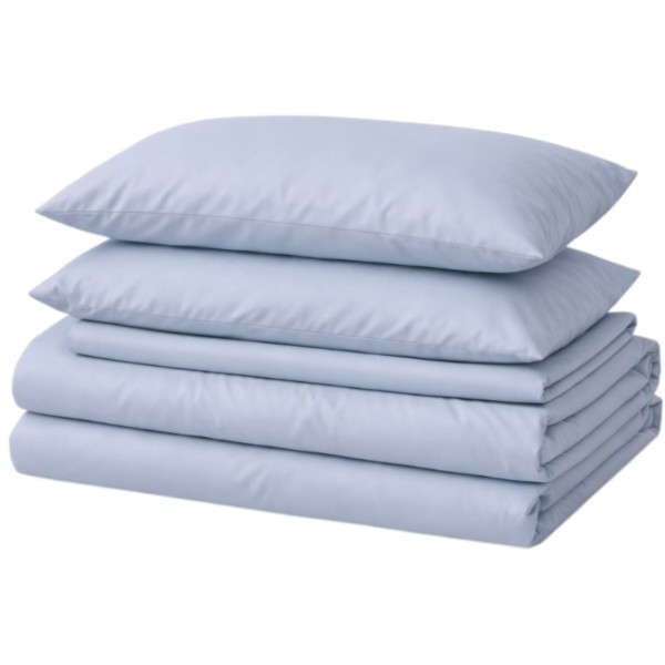 Фото - Комплект постільної білизни дитячий MirSon №14-4102 Glacier Gray Mikrosatin Premium Однотонний 110х140 см (2200007230242)
